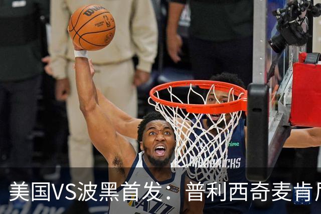 美国VS波黑首发：普利西奇麦肯尼先发 哲科出战